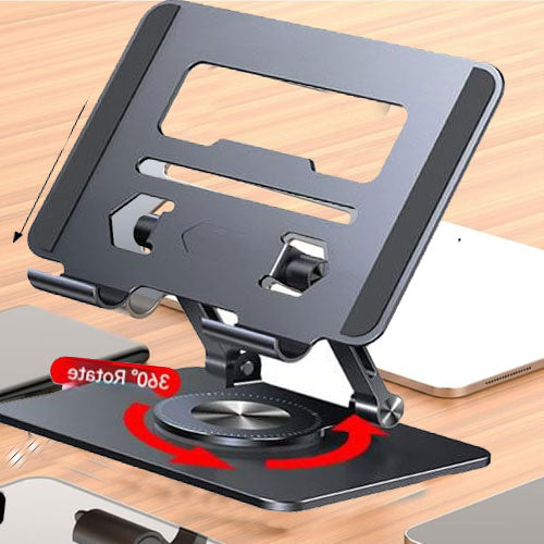 💥💻【Akcija – 40% popusta!】Rotirajući stalak od aluminijske legure za prijenosno računalo i tablet