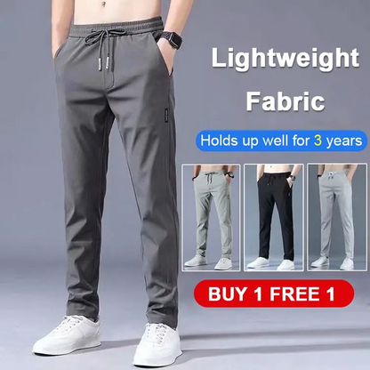 【30% REDUCERE】【Cumpără 1, primești 1 gratuit】【M-5XL】Pantaloni noi, casual, elastici, pentru bărbați, confortabili și la modă_4020014 