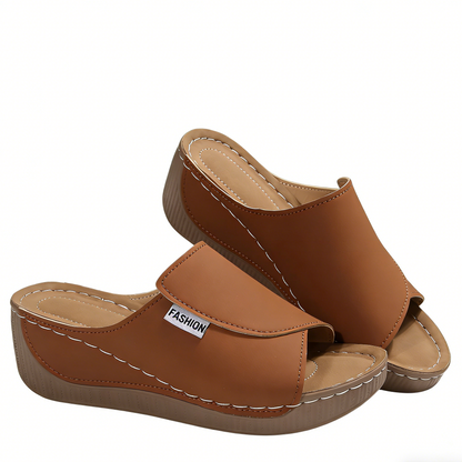 [Nuevos productos 2026] [36-43] Zapatillas de cuña con suela gruesa para muje
