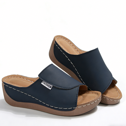 [Nuevos productos 2026] [36-43] Zapatillas de cuña con suela gruesa para muje