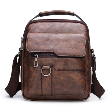 【Descuento por tiempo limitado】Bolsa moderna y casual de cuero para hombre, gran capacidad