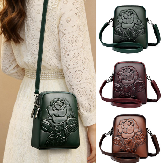 Bolso bandolera/de hombro de piel suave de doble capa – Nuevo modelo 2026