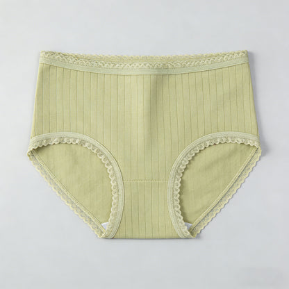 【Oferta por tiempo limitado】bragas antibacterianas impermeables de cintura alta
