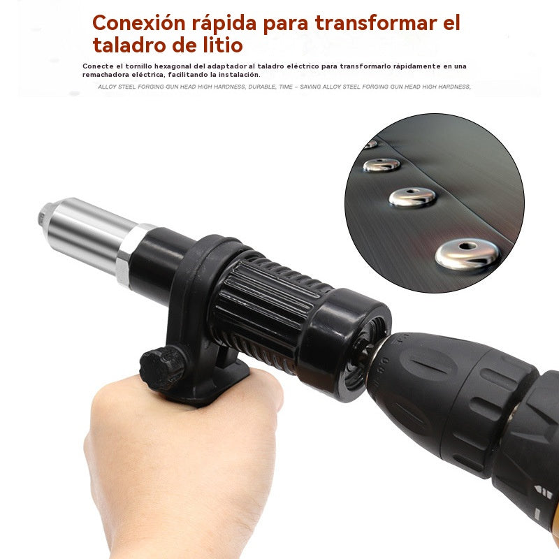 Nuevo producto en oferta  Junta de conversión de pistola de remache ciego con núcleo de pistola de remache eléctrico profesional