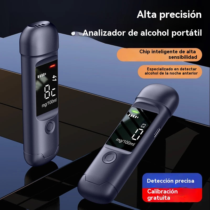 Medidor de alcohol portátil de alta precisión – Mide tu nivel antes de conducir