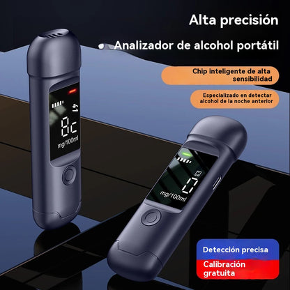 Medidor de alcohol portátil de alta precisión – Mide tu nivel antes de conducir
