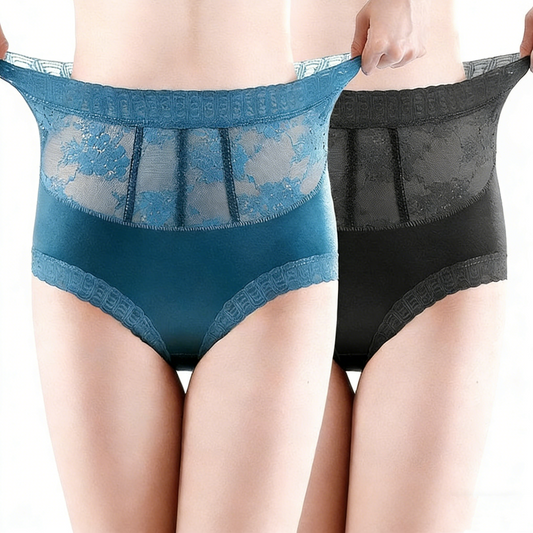 Braguitas antibacterianas de cintura alta para control de abdomen