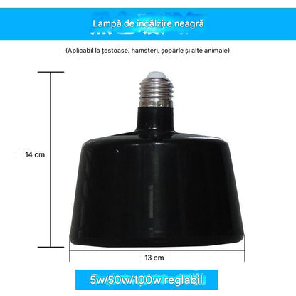 【Paquete de 2】Lámpara calefactora inteligente de temperatura constante para reproducción de mascotas