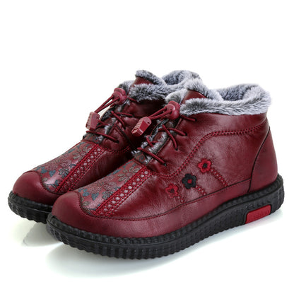 🔥🔥【35-40】Botines de cuero genuino antideslizantes italianos hechos a mano para mujer_3834296