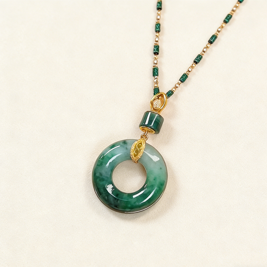 Hebilla de oración de jade Hetian
