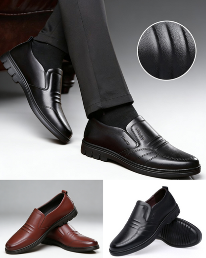 【39-44】Zapatos de negocios de cuero genuino para hombres