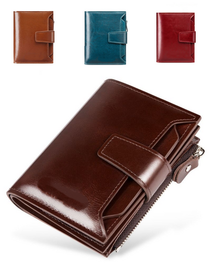 Nueva cartera de mujer de alta gama, múltiples bolsillos