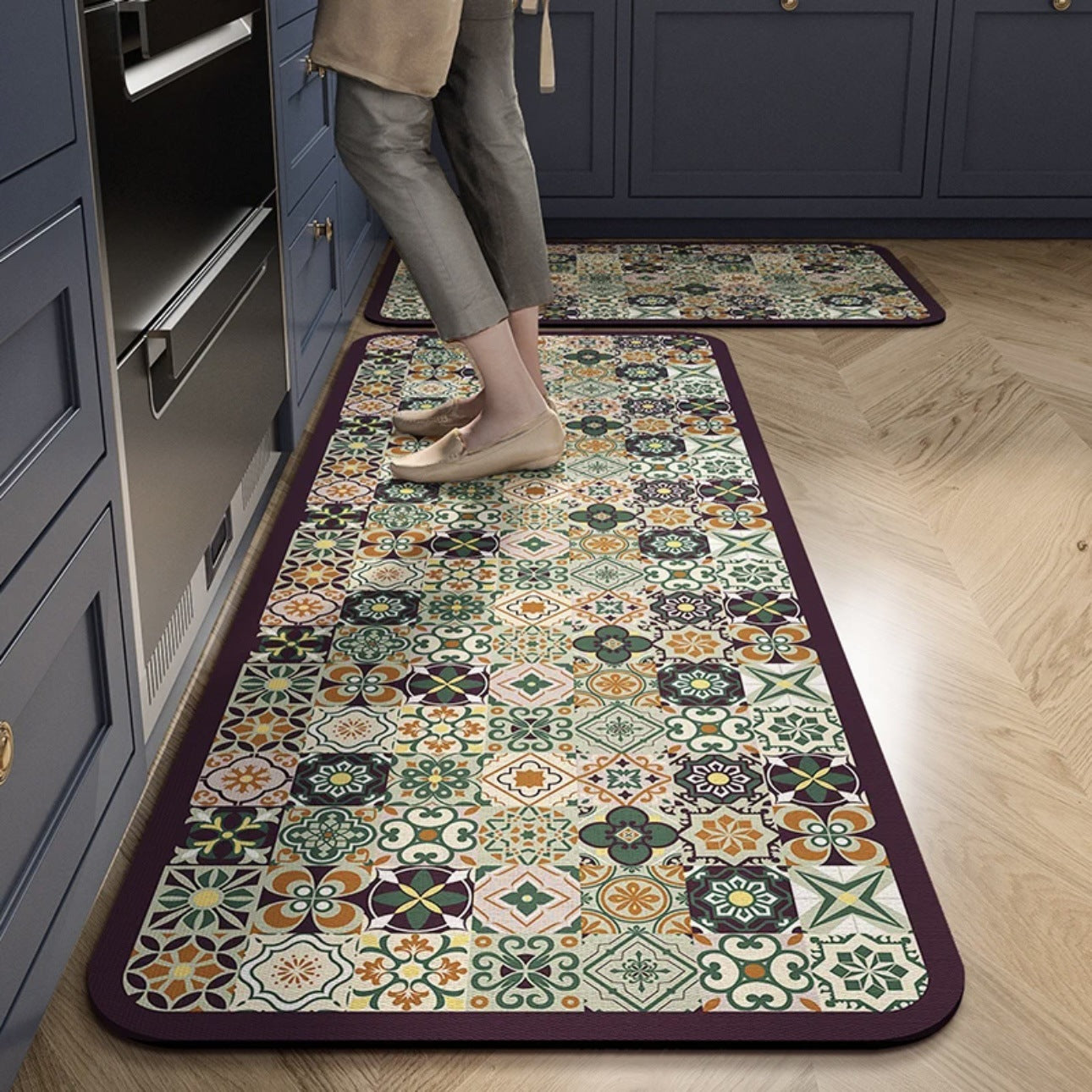 💥💥【se venden como pan caliente】Alfombras de cocina y baño antideslizantes y muy absorbentes_3874048