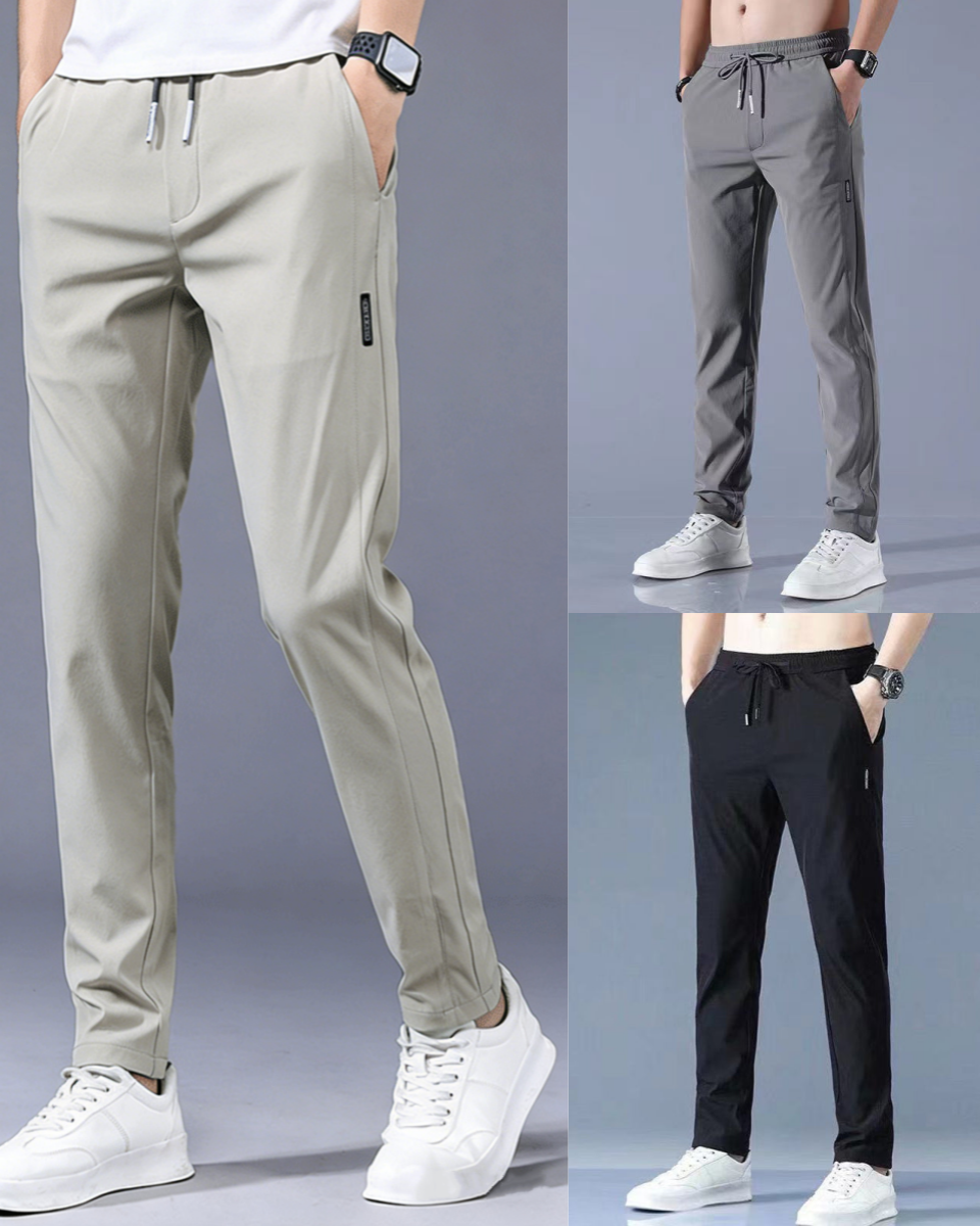 【M-5XL】Pantalones elásticos informales para hombre 2026 – Cómodos y modernos