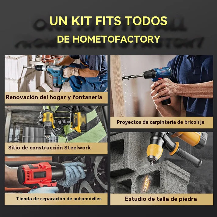 Oferta caliente 2026Juego de brocas excéntricas de 4 flautas de alta resistencia