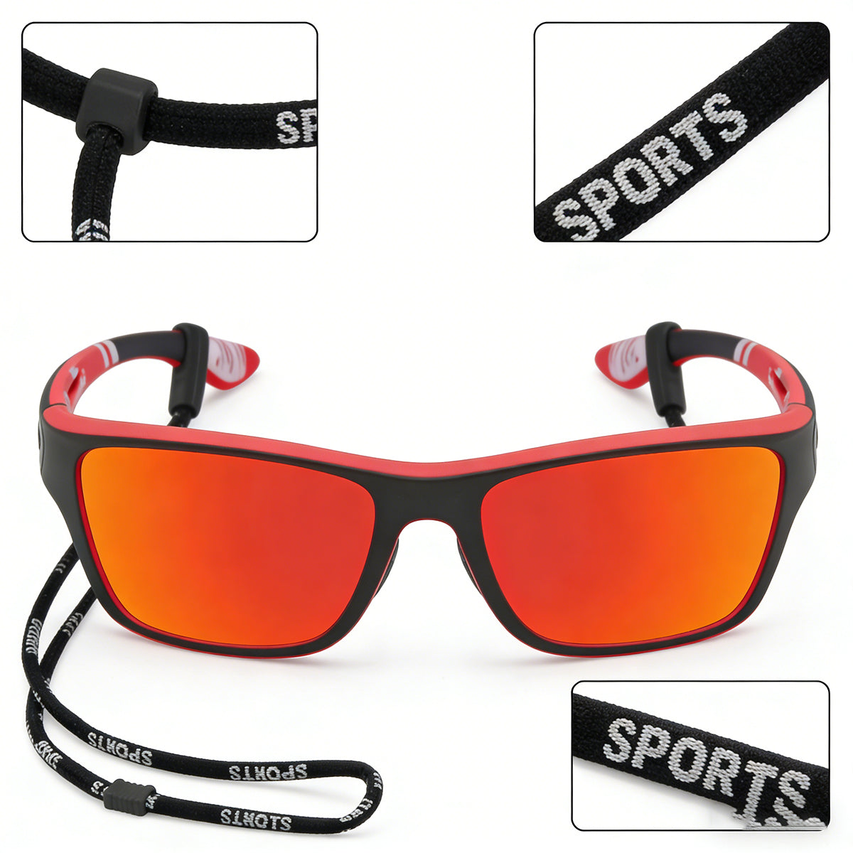 【Oferta por tiempo limitado】Gafas de sol polarizadas de visión nocturna para ciclismo,Gafas de sol deportivas de moda