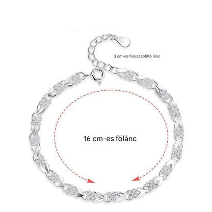 ✨【Compre 1 y obtenga 1 gratis】💖Nueva y moderna pulsera de plata de ley 925 para mujer🍀_3867881
