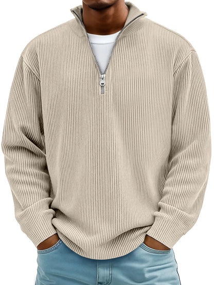 【S-5XL】Sudadera de cuello alto para hombre 2026: cómoda y suave, corte elegante, adecuada para usar en primavera y otoño