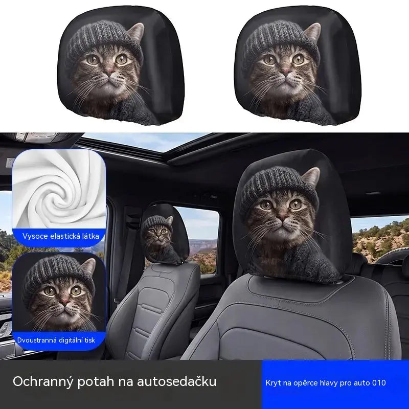 4 bucăți/124 lei – Husă pentru scaun auto cu o expresie amuzantă