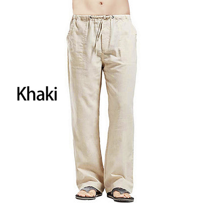 【S-5XL】Pantaloni casual pentru bărbați din bumbac – croială lejeră, material moale și respirabil_4039892
