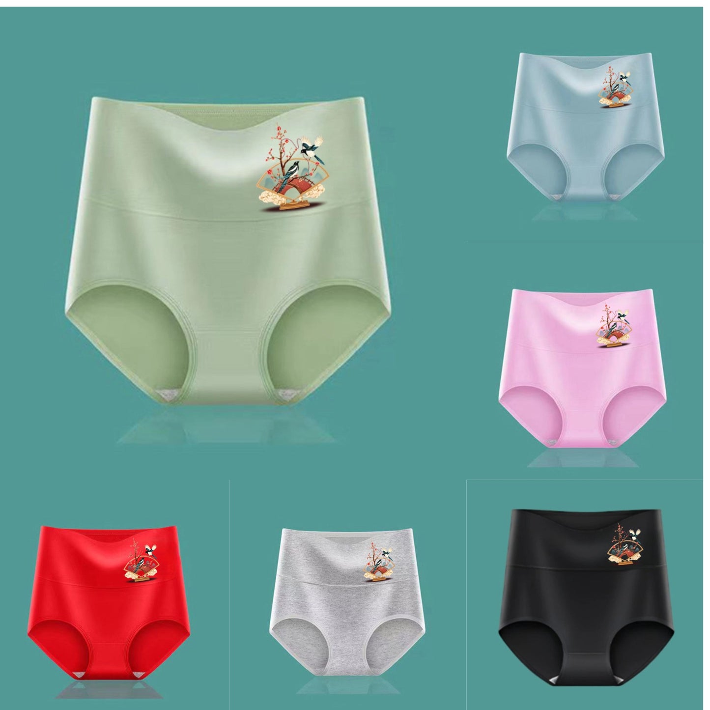 💖Zadnji dan 50% popusta - 【6/12 komada】Visokokvalitetni pamučni steznik za guzu visokog struka✨️ （40-100 kg）