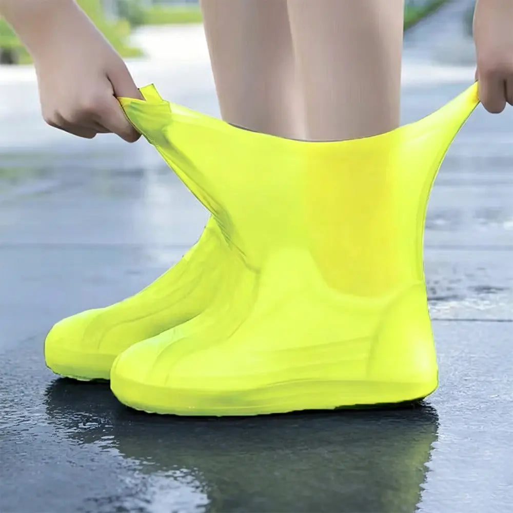 🌧️ Huse Impermeabile și Antiderapante din Latex (1+1 GRATIS) - Protejează Încălțămintea, Reutilizabile și Pliabile!
