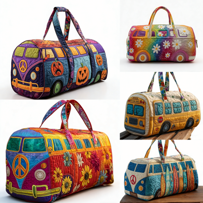 Bolsa de viaje acolchada Hippie Van