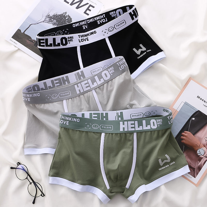 [Conjunto de 6 piezas] Calzoncillos bóxer de algodón puro para hombre