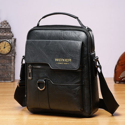 Nuevo bolso de hombro Oxford de cuero para hombre 2026