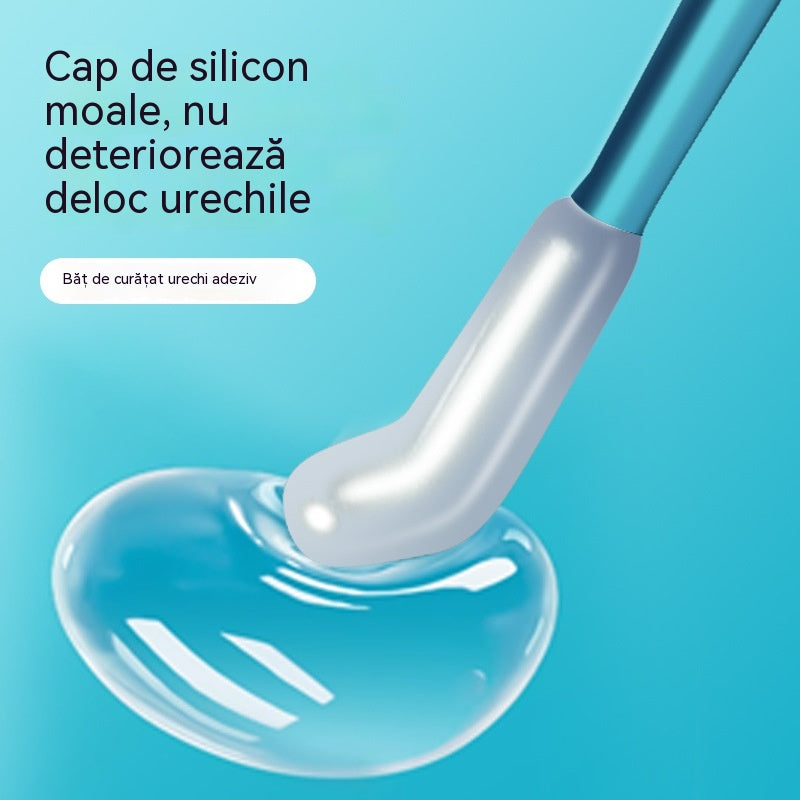 👂✨Cumpără unul, primești unul gratuit【Îndepărtare extrem de eficientă a cerumenului--40 de bucăți】Noua bețișoară pentru curățarea urechilor, special concepută