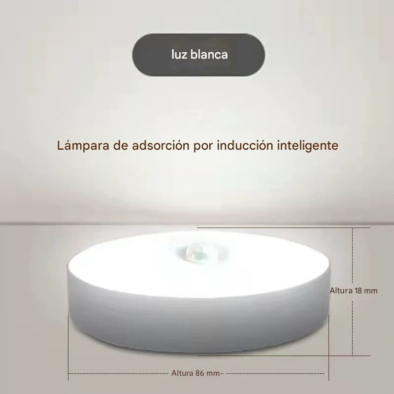 Luz LED con Sensor de Movimiento Recargable (Pack 4 Unidades) - Instalación Magnética Fácil