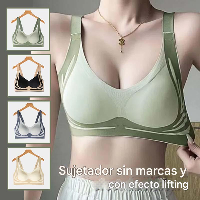 【Paquete de 2】Sujetador de una pieza sin aros para mujer 【40-85KG】