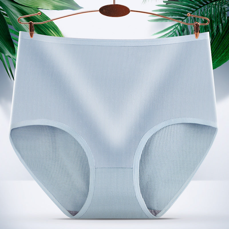 🔥【1 juego de 8 piezas】🔥 Ropa interior antibacteriana de cintura alta para mujer que absorbe la humedad