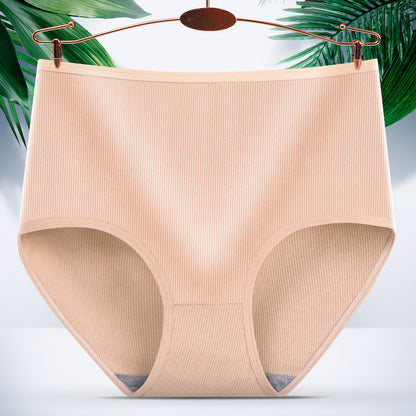 🔥【1 juego de 8 piezas】🔥 Ropa interior antibacteriana de cintura alta para mujer que absorbe la humedad