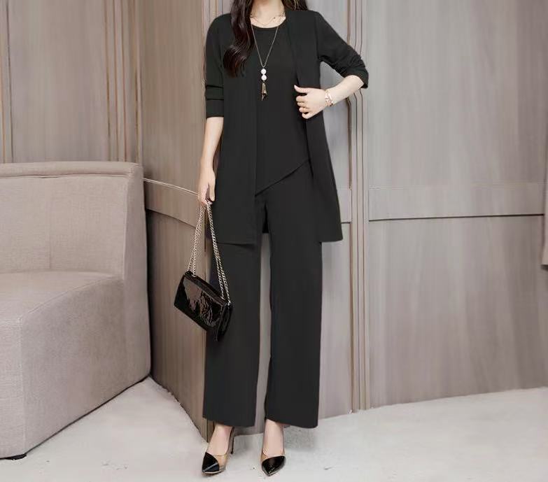 🔥【Traje de tres piezas】🔥【S-5XL】 Ropa casual profesional para mujer 2026, moderna y sencilla (40-100 kg)