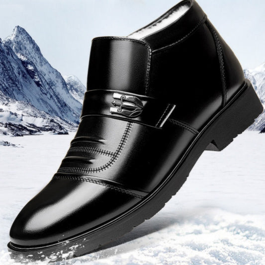 【38-44】2024 Zapatos de cuero de terciopelo de algodón de moda de invierno para hombres_3808203