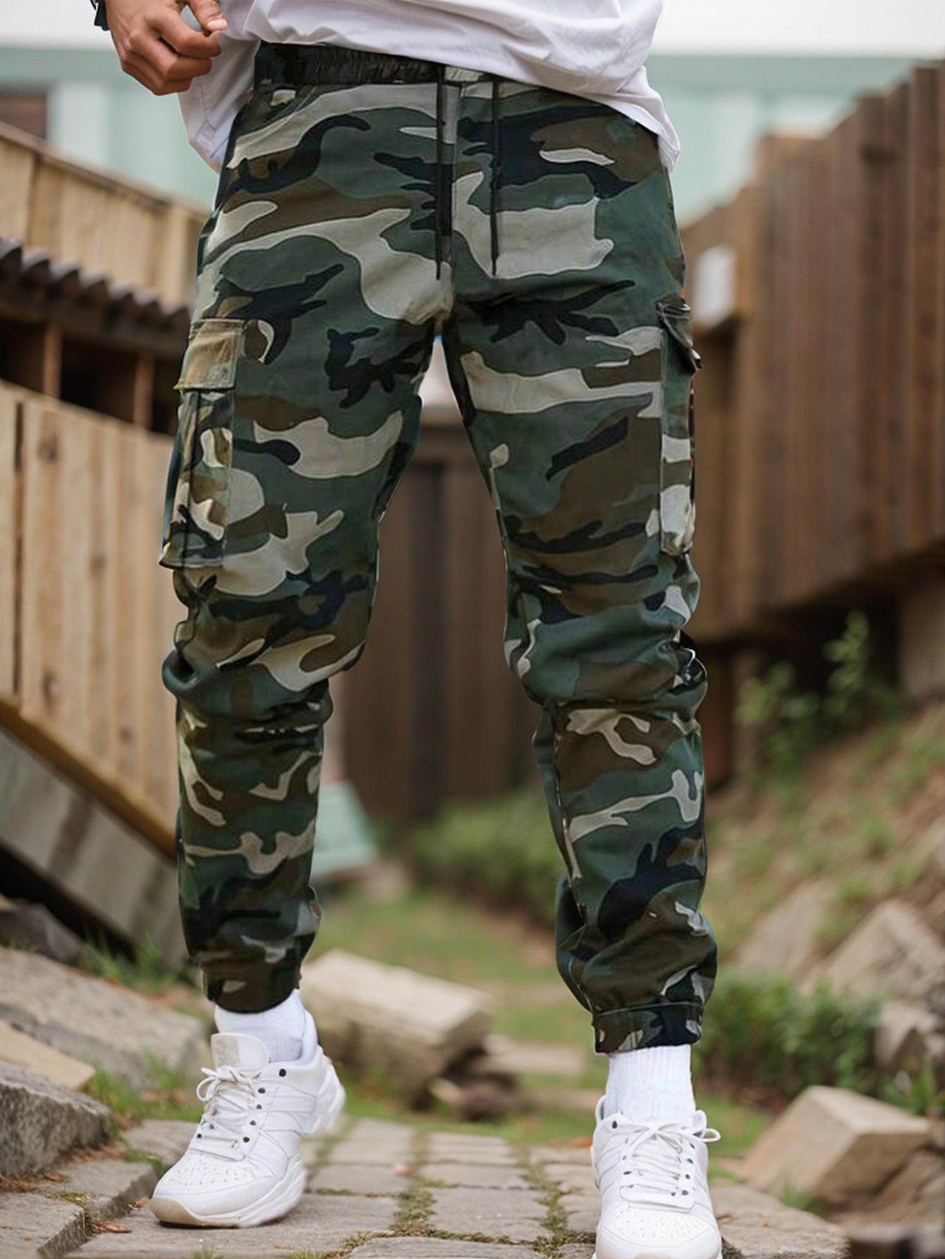 【Descuento】 Pantalones de trabajo tácticos resistentes: mezcla de nailon y algodón, muchos bolsillos funcionales, ideales para trabajos al aire libre