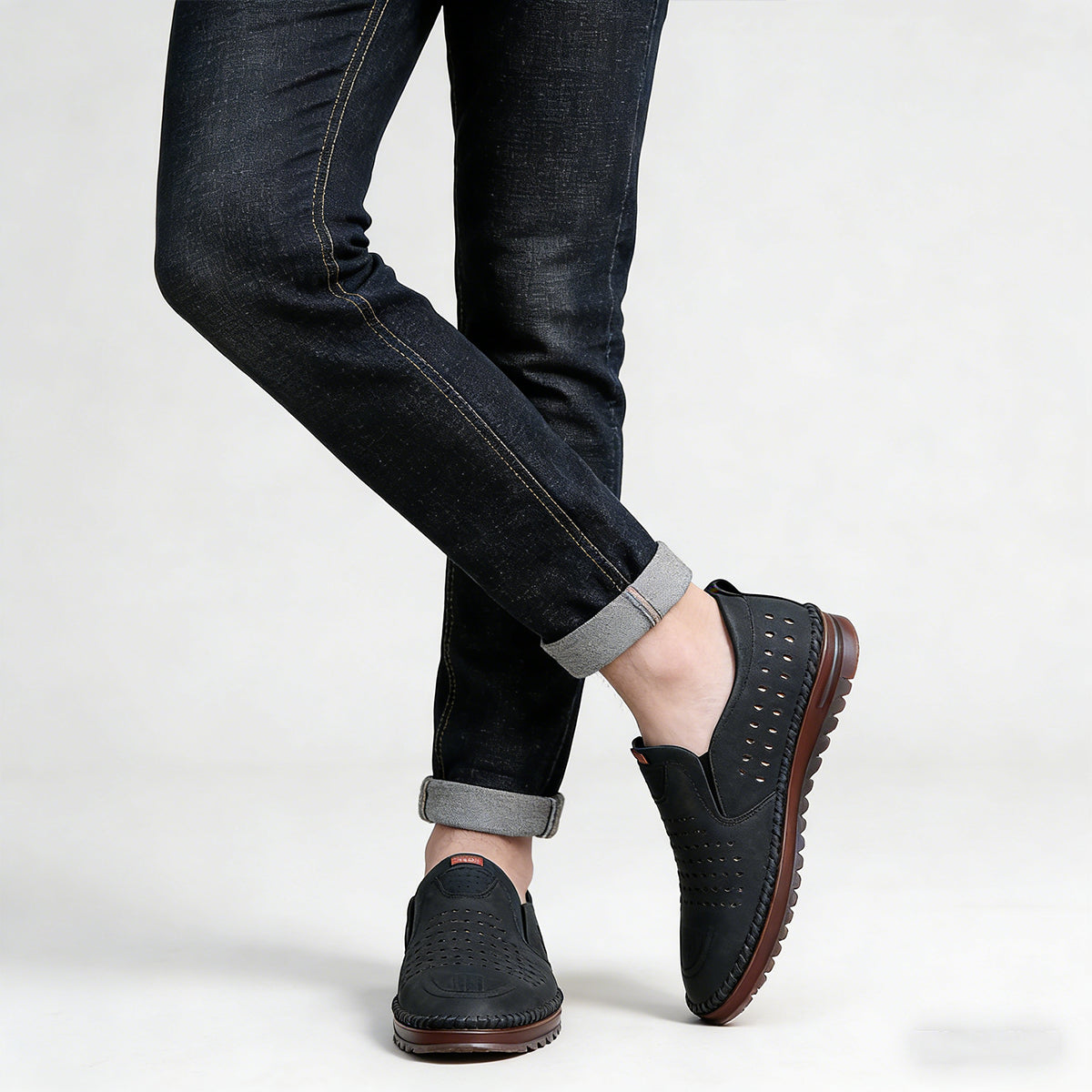 【Oferta especial】【 39-44】Zapatos casuales de cuero genuino para hombre, hechos a mano y sencillos