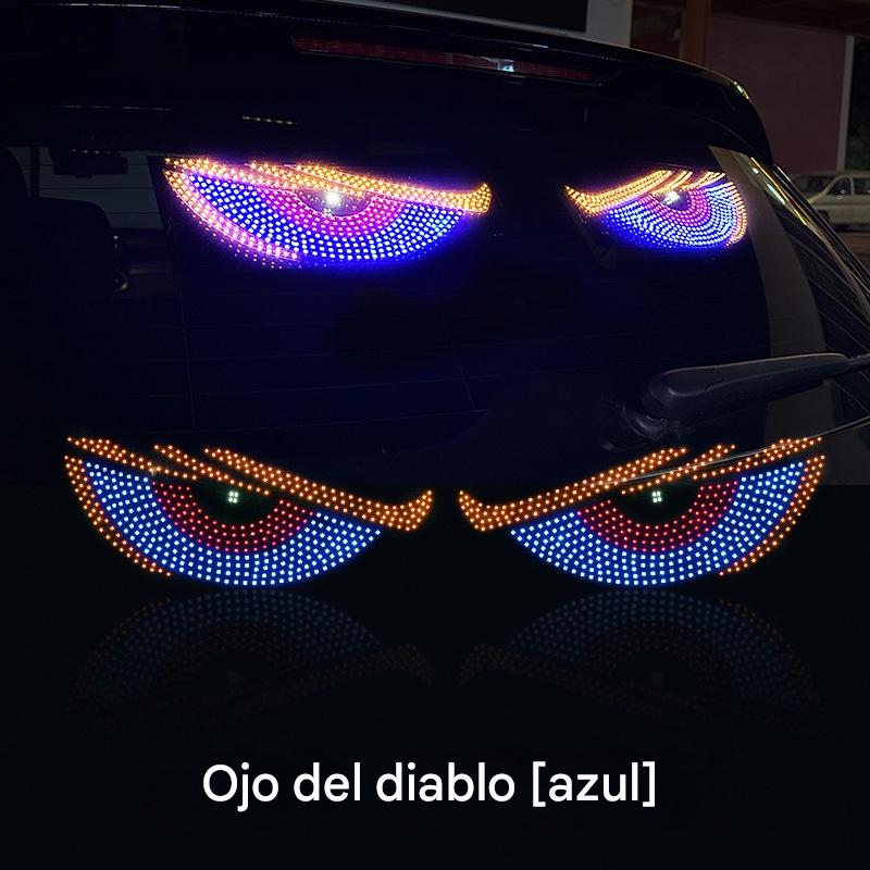 【1 par】  Pantalla LED para coche suave, fina y flexible, ajustable para uso doméstico