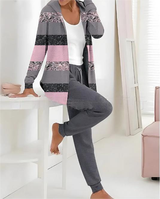 Conjunto femenino minimalista 2026, camiseta + pantalones