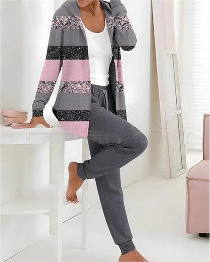 Conjunto femenino minimalista 2026, camiseta + pantalones