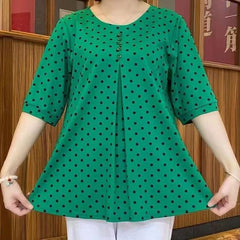✨💞[L-5XL] 2026 Camasa noua cu imprimeu cu buline de toamna