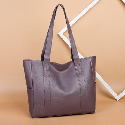 Nuevo bolso de hombro de piel suave para mujer
