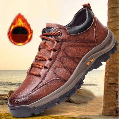 Nuevos zapatos de cuero genuino para hombre, modernos, cómodos y transpirables.