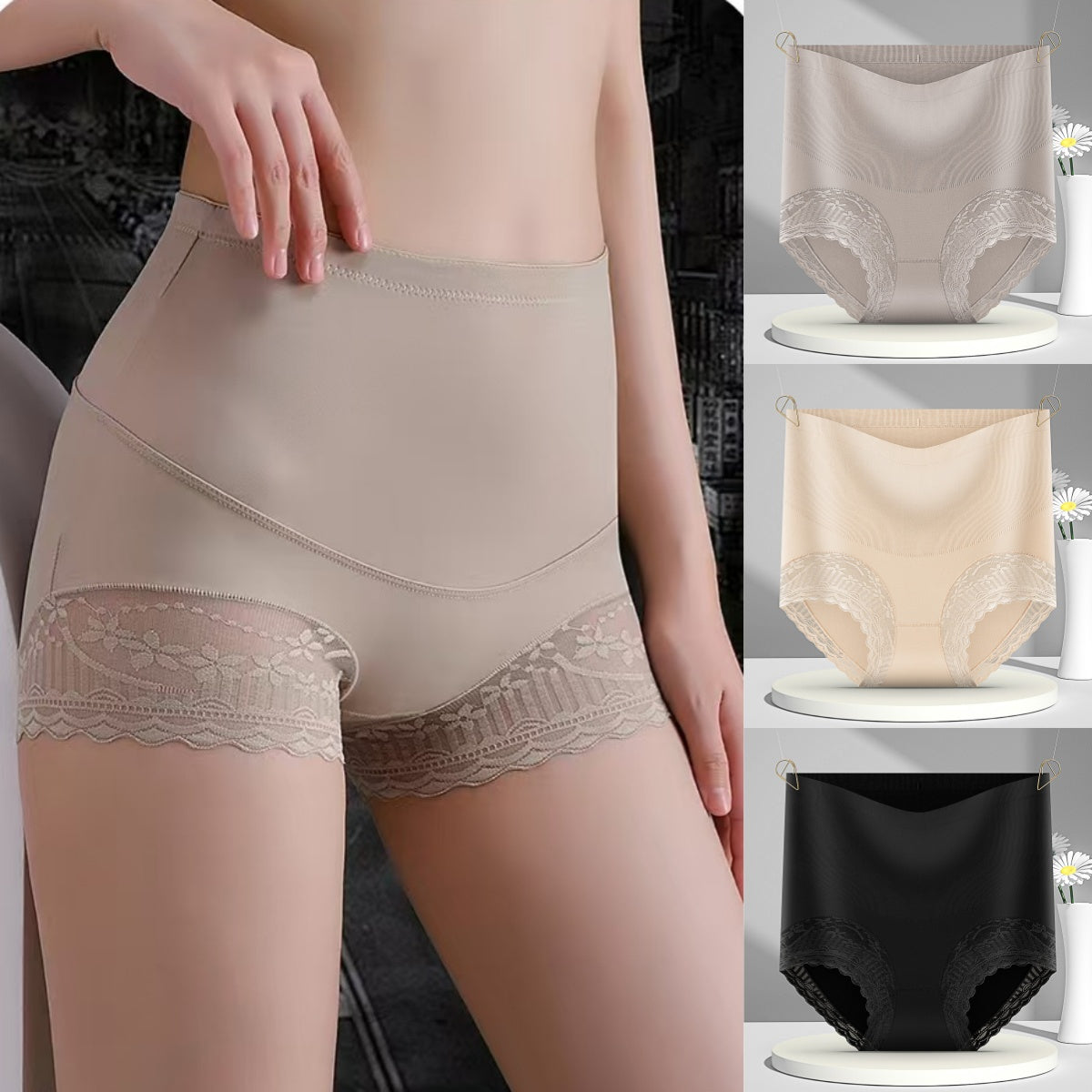 【35-100 KG】Bragas moldeadoras abdomen plano y efecto push-up – suaves, transpirables y estilizan tu figura