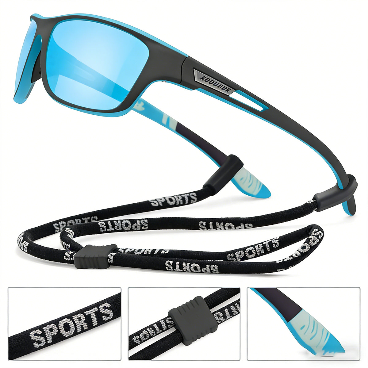 【Oferta por tiempo limitado】Gafas de sol polarizadas de visión nocturna para ciclismo,Gafas de sol deportivas de moda