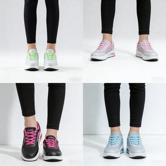apatillas deportivas casuales de mujer, modernas y transpirables