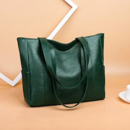 Nuevo bolso de hombro de piel suave para mujer
