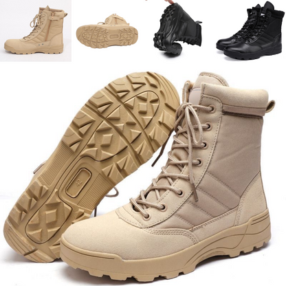 【Tallas 38-45】Botas tácticas de alta calidad para hombres y mujeres: impermeables, cálidas y duraderas