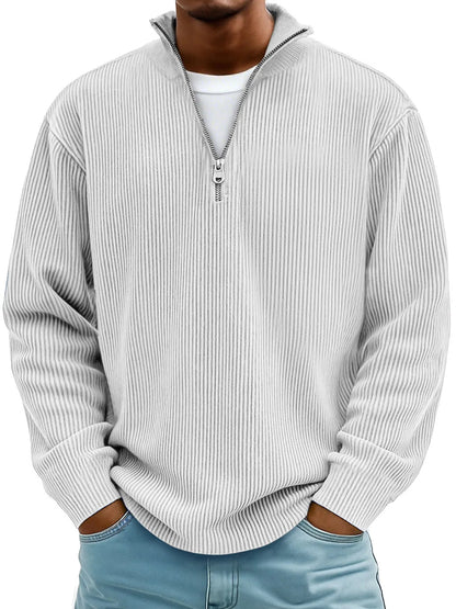 💥👕【S-5XL】Sudadera de cuello alto para hombre 2026: cómoda y suave, corte elegante, adecuada para usar en primavera y otoño